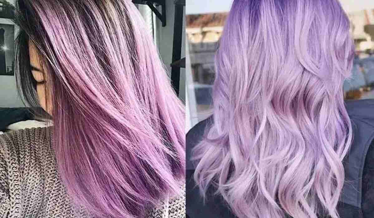 Faded Purple Hair Before And After