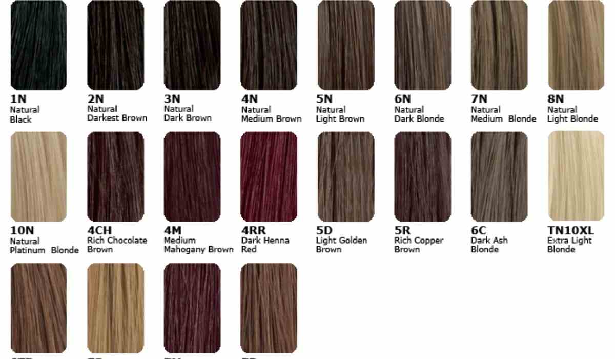 7n Hair Color Chart