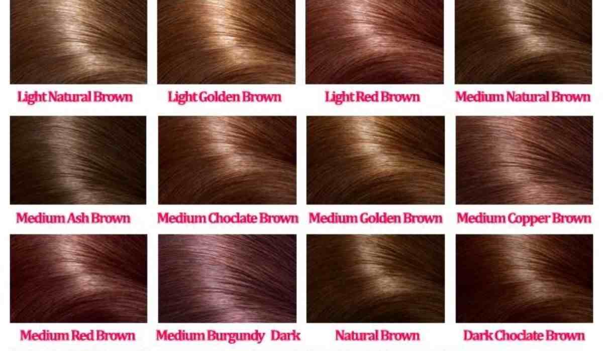 Chocolate Brown Hair Color Chart