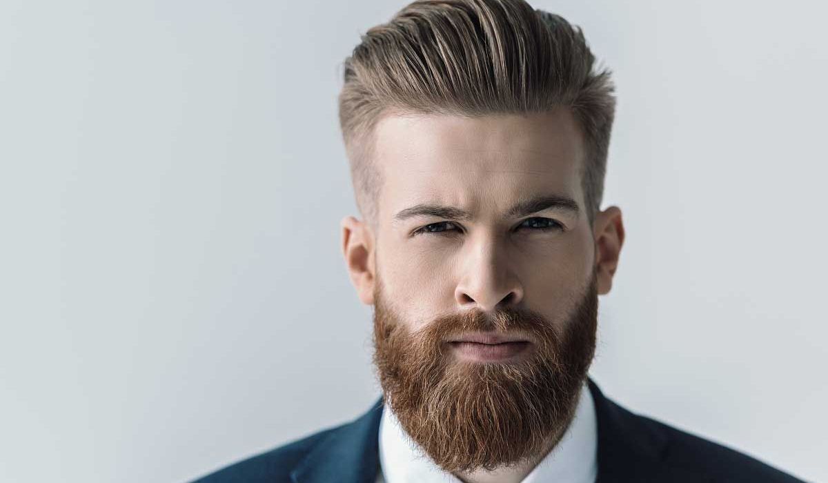 Round Shape Face Hairstyle Male With Beard